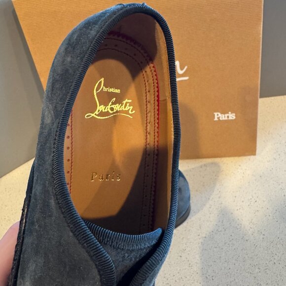 40.5 Blue/Black Christian Louboutin Alpha Male main image 5